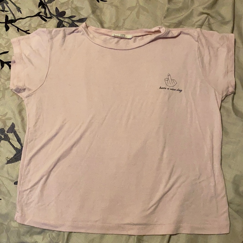 Pink crop Top